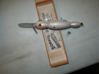Vintage BOMBER Waterdog Fishing Lure with Papers Model 1740 3