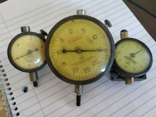 Vintage Federal Gage Gauge Dial Indicator Machinist Inspection Jeweled B21 B5m