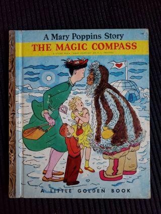 Vintage Little Golden Book The Magic Compass 1953 146 1st Edition