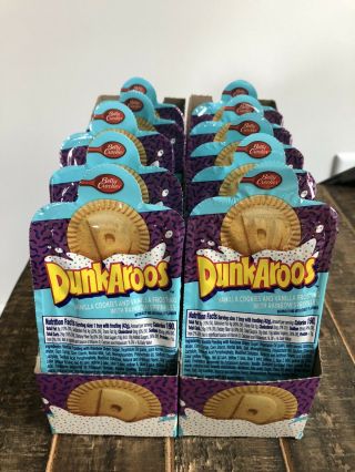 2020 Dunkaroos Snack,  Vanilla Creme Rainbow Sprinkles,  10 Pack,  90’s Nostalgia