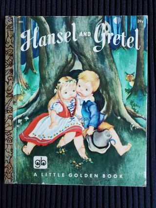 Vintage Little Golden Book Hansel And Gretel 1971 491 17th Printing