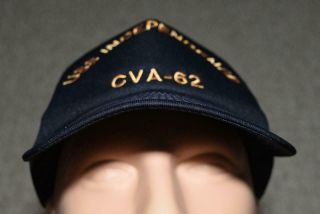 Vintage USS Independence CVA - 62 CV - 62 Aircraft Carrier Crew Ballcap Hat 3