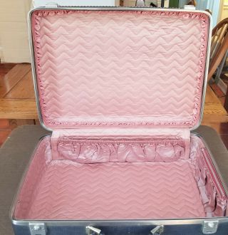 Vintage American Tourister Blue Hard Case Suitcase Luggage 21 " X14x6 Inside