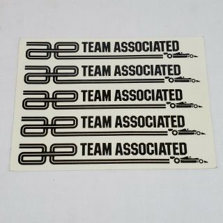 Vintage Team Associated Ae Decal Sticker Sheet 1/10 Off - Road Buggy Rc10 Ce Rc12l