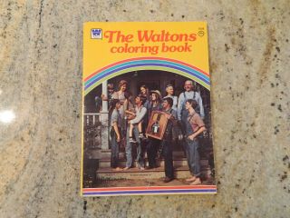 Vintage 1975 Whitman Coloring Book - The Waltons