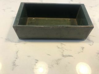 Vintage Green Metal Box/drawer 3