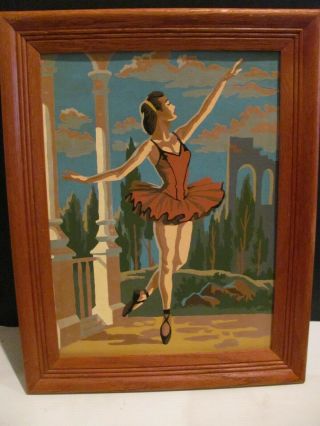 Vintage Ballerina Ballet Dancer 1960 