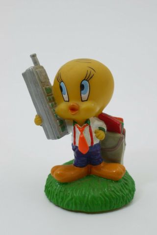 Vintage 1998 Looney Tunes Tweety Bird Pvc 3 " Mini Figure