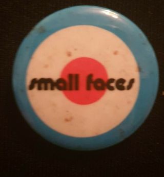 Vintage Small Faces Button Badge Mod Revival Scooter