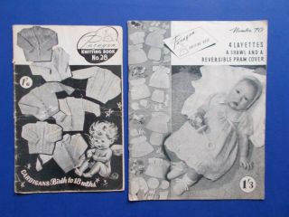 Paragon Baby Knitting 28 & 70 - Vintage Babies Patterns - Layettes,  Shawl