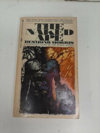 The Naked Ape Desmond Morris Zoologist Study Book Novel Paperback Vintage 1967 2