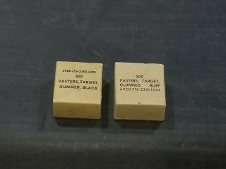 Vintage Us Army Pasters Black And White Set Of 2