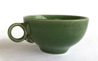 BALLERINA Vintage COFFEE CUP and SAUCER Forest Green UNIVERSAL POTTERIES 3