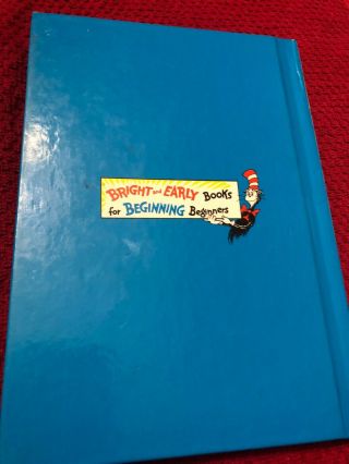 Vintage Dr.  Suess book club edition 1969 Bears On Wheels Children Hard Cover 2