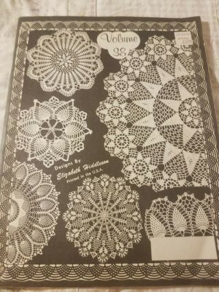Vintage Crochet Elizabeth Hiddleson Crochet Pattern Book Vol.  38 Doilies Designs