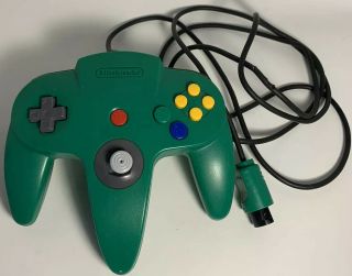 Nintendo 64 Controller Green Authentic Vintage