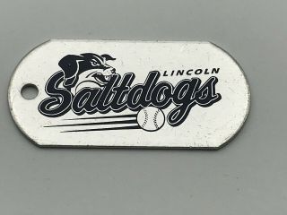 Lincoln Saltdogs Fob Minor League Baseball Dog Tag B1