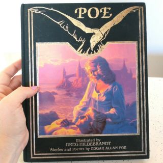 Vtg Stories & Poems Edgar Allan Poe Unicorn Press Illustrate Greg Hildebrandt
