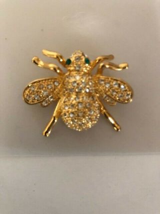 Vintage Gold Color Bee Lapel Pin