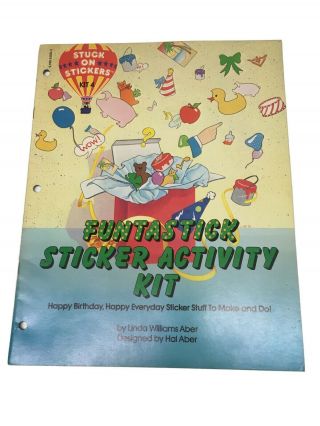 Stuck On Stickers Scholastic Funtastic Activity Kit 4 No Stickers Binder Type