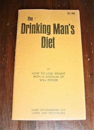 Vintage Drinking Man 