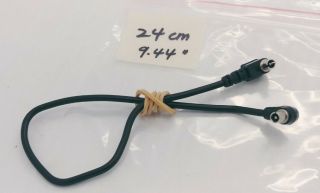 Vintage 24cm (9.  44 ") Flash Sync Cord Male To Male Pc Cable Connector