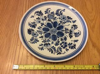Vintage Holland Blue Delft Decorative Plate