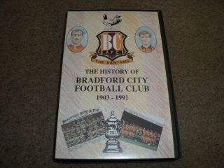 Vintage Vhs Video The History Of Bradford City Football Club 1903 - 1991