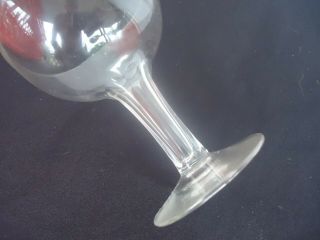 vintage art deco hollow stem champagne glass 6 sided stem crystal 3
