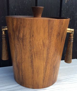 Vintage Teak/ Wooden Kmc Ice Bucket