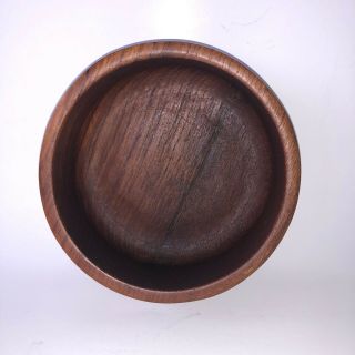 Vintage Teak Hand Crafted Good Wood Bowl