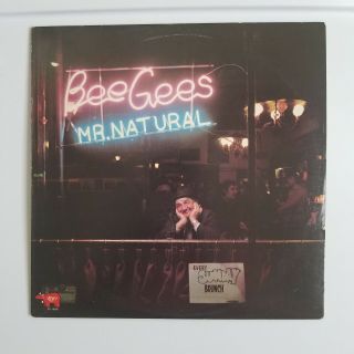 Bee Gees " Mr.  Natural " Lp 1974 Rso Records Vintage Usa Vg,  Album Tub6