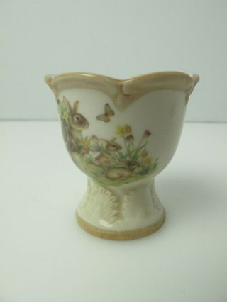 Vintage Ceramic Egg Cup Soft Hard Boiled Egg Cup Holder For Breakfast Rabbit