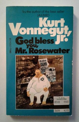 God Bless You,  Mr.  Rosewater By Kurt Vonnegut (1981) Vintage Paperback,  Fine