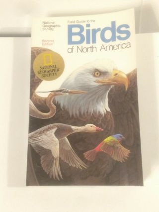 Vintage National Geographic Society Birds Of North America 2nd Edition 1987 Book