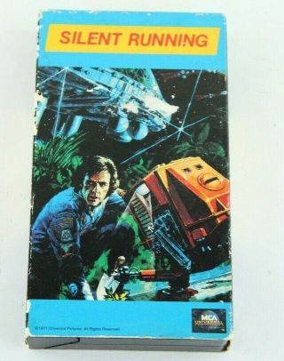 Silent Running VHS MCA Universal Video 1971 Bruce Dern Sci - Fi Vintage 2