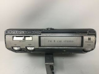 Vintage Heavy Duty Parts Panasonic Am Fm 8 - Track Stereo Car Radio