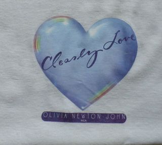 Vintage Olivia Newton - John Clearly Love Mca Shirt L