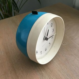 Vintage mid century alarm clock by Westclox 2