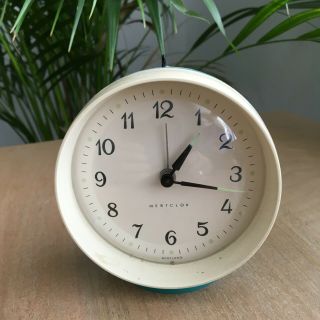 Vintage mid century alarm clock by Westclox 3