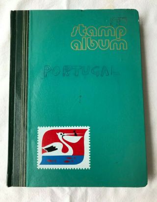 Vintage Flying Eagle T703 A5 Stamp Stock Book Album Green Hb 14 Pages Vgc M842