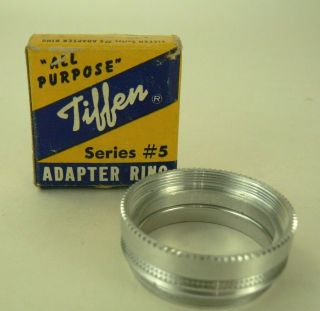 Vintage Tiffen Series 5 Adapter Ring Ss 32mm Tabulator Control