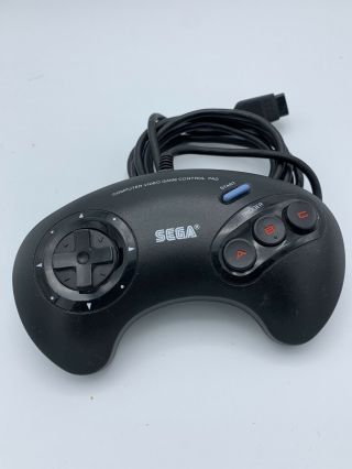 Vintage Sega Computer Video Game Control Pad 3 Button Official