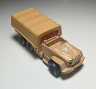Vintage Hot Wheels Action Command Troop Convoy Tan Camo 1/64 Diecast Us Army