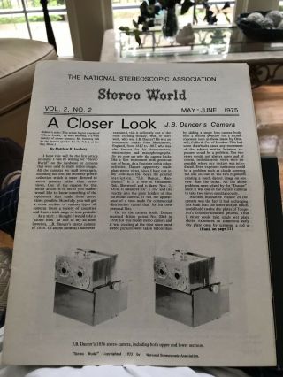 Nsa Stereo World Vol.  2 No.  2.  May Issue 1975.  See Photos.