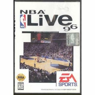 Nba Live 96 For Sega Genesis Vintage Basketball