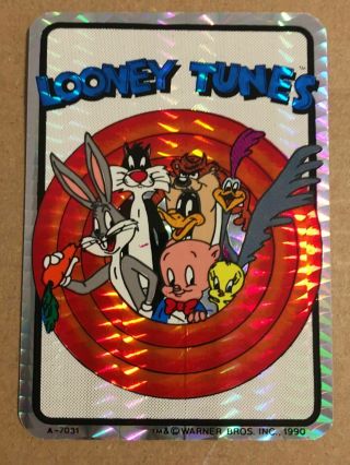 Vintage Prism Looney Tunes Logo Bugs Bunny Vending Machine Sticker