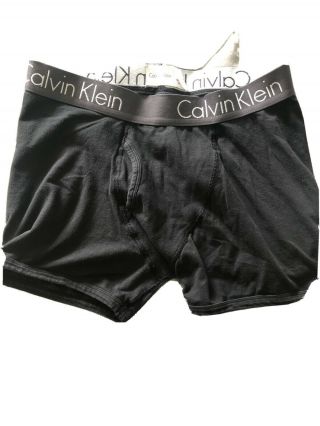 Calvin Klein Men’s Medium Black Boxer Briefs Shorts Underwear