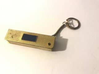Vintage Key Chain With Mini Address Book Index All Info Filled Out P4