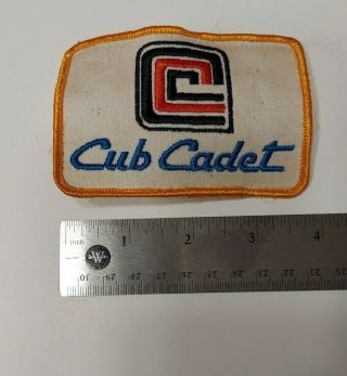 Vintage Cub Cadet Embroidered Patch Usa Tractor Farm Work Equipment Hat Shirt